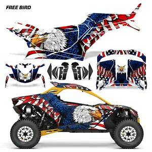 UTV グラフィック デカール ステッカー Can-Am Maverick R 2DR 2024-25 FREEBIRD 用 UTV Graphics Decals Stickers for Can-Am Maverick R 2DR 2024-25 FREEBIRD 【並行輸入品】