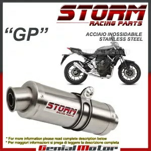 フルシステムストーム by Mivv マフラー GP スチールコンプリート ヤマハ Mt-07 2015 15用 Full System Storm by Mivv Muffler Gp Steel Complete for Yamaha Mt-07 2015 15 【並行輸入品】