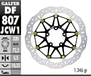 Galfer フロント ブレーキ ディスク WAVE FLOATECH Racing 320X5.5MM DUCATI MONSTER 2009 Galfer Front Brake Disc WAVE FLOATECH RACING 320X5.5MM DUCATI MONSTER 2009 【並行輸入品】