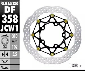 Galfer フロント ブレーキ ディスク WAVE FLOATECH Racing 310X5.5 SUZUKI GSX R 1000 2012 2015 Galfer Front Brake Disc WAVE FLOATECH RACING 310X5.5 SUZUKI GSX R 1000 2012 2015 【並行輸入品】 92,565円