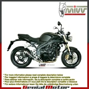 Mivv 排気マフラー GP カーボンファイバー ロー Triumph Speed Triple 2007 - 2010 用 Mivv Exhaust Muffler GP Carbon Fiber Low for Triumph Speed Triple 2007 - 2010 【並行輸入品】