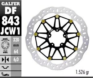 Galfer フロント ブレーキ ディスク WAVE FLOATECH 320X6 フロント KTM 1390 SUPER DUKE R EVO 2024 Galfer Front Brake Disc WAVE FLOATECH 320X6 FRONT KTM 1390 SUPER DUKE R EVO 2024 【並行輸入品】