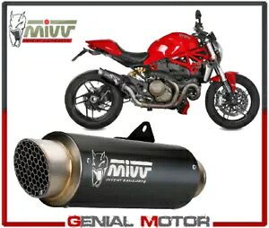 Mivv 排気マフラー GP Pro ブラックスチール DUCATI MONSTER 1200 2014 14用 Mivv Exhaust Muffler Gp Pro Black Steel for DUCATI MONSTER 1200 2014 14 【並行輸入品】｜カスタムパーツ WORLD倉庫
