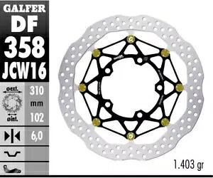 Galfer フロント ブレーキ ディスク WAVE FLOATECH Racing 310X6MM SUZUKI GSX R 1000 2012 2015 Galfer Front Brake Disc WAVE FLOATECH RACING 310X6MM SUZUKI GSX R 1000 2012 2015 【並行輸入品】