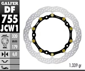 Galfer フロント ブレーキ ディスク WAVE FLOATECH 320X6MM (フロント) BMW S 1000 XR SPORT 2022 Galfer Front Brake Disc WAVE FLOATECH 320X6MM (FRONT) BMW S 1000 XR SPORT 2022 【並行輸入品】