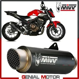 Mivv 排気マフラー GP PRO ブラックイノックス ブラックキャット ホンダ CB 500 F 2019 - 2020用 Mivv Exhaust Muffler GP PRO Black Inox black kat for HONDA CB 500 F 2019 - 2020 【並行輸入品】