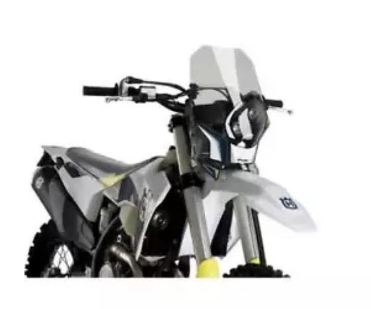 Puig フロントガラス 透明セミカレナート ラリー 20548W ハスクバーナ TE 300 2014 2017 Puig Windshield Transparent Semicarenato Rally 20548W HUSQVARNA TE 300 2014 2017 【並行輸入品】
