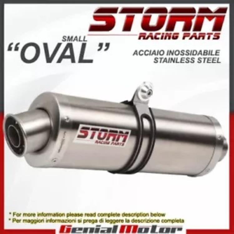 排気ストーム by Mivv マフラー オーバルスチール スズキ DL V-strom 650 2008 08用 Exhaust Storm by Mivv Muffler Oval Steel for Suzuki Dl V-strom 650 2008 08 【並行輸入品】