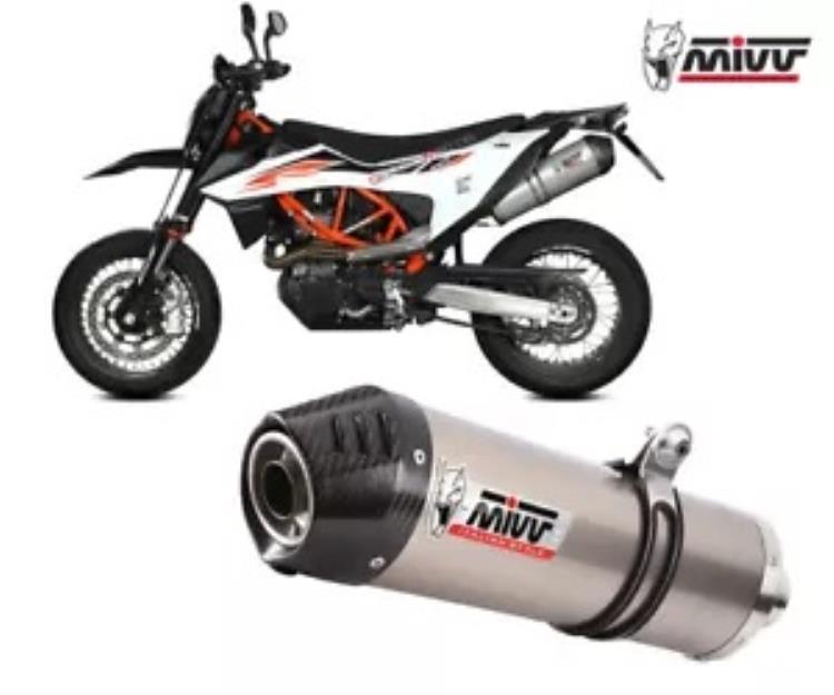 Mivv マフラー スリップオン エキゾースト オーバル チタン カーボン キャップ KTM 690 SMC R 2020 - 2023 Mivv Muffler slip-on exhaust OVAL Titanium carbon cap KTM 690 SMC R 2020 - 2023 【並行輸入品】|カスタムパーツ WORLD倉庫