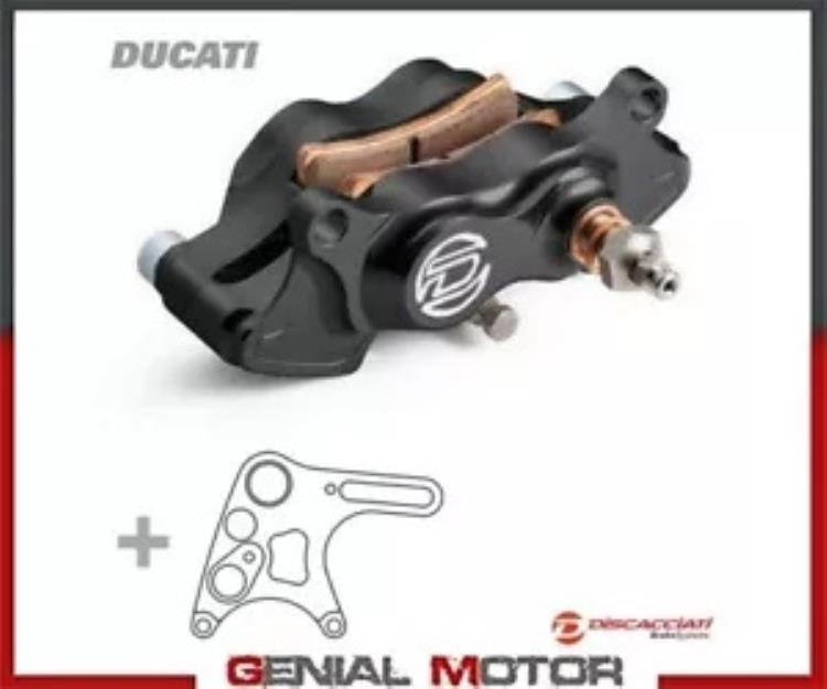 リア ブレーキ キャリパー キット DISCACCIATI 4P ?22 + サポート Ducati Paul Smart/Sport ブラック Rear Brake Caliper Kit DISCACCIATI 4P ?22 + Suppor Ducati Paul Smart/Sport Black 【並行輸入品】