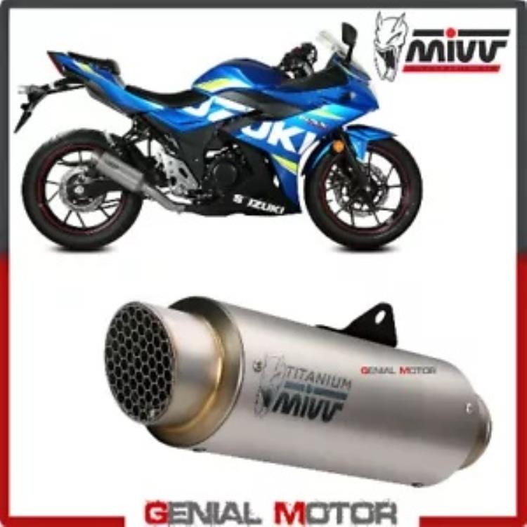 Mivv 排気マフラー GP PRO チタン kat スズキ GSX 250 R 2017 - 2019 Mivv Exhaust Muffler GP PRO Titanium kat for SUZUKI GSX 250 R 2017 - 2019 【並行輸入品】｜カスタムパーツ WORLD倉庫