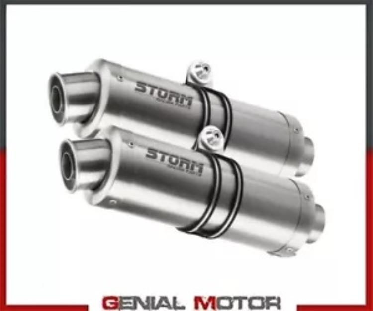 排気ストーム by Mivv マフラー GP スチール ドゥカティ モンスター 750 1999 - 2002 Exhaust Storm by Mivv Mufflers Gp Steel for Ducati Monster 750 1999 - 2002 【並行輸入品】