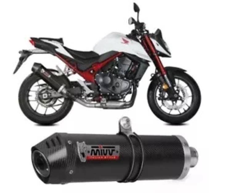 エキゾーストマフラー Mivv OVAL カーボン カーボンキャップ付き ホンダ CB750 ホーネット 2023 Exhaust Muffler Mivv OVAL Carbon With Carbon Cap HONDA CB750 HORNET 2023 【並行輸入品】｜カスタムパーツ WORLD倉庫