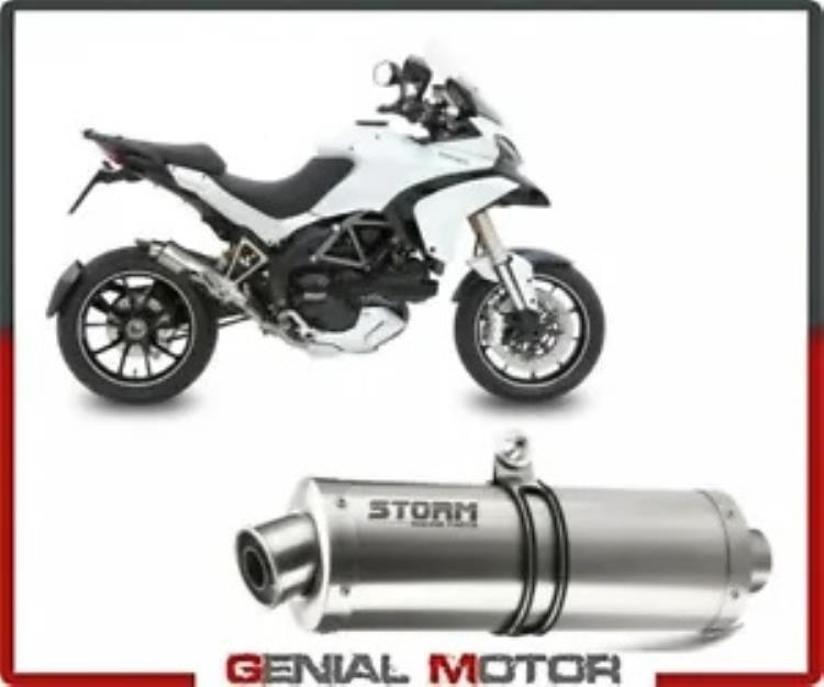 Ducati Multistrada 1200 2010 - 2014 用 Mivv マフラー GP スチール製排気ストーム Exhaust Storm by Mivv Muffler Gp Steel for Ducati Multistrada 1200 2010 - 2014 【並行輸入品】