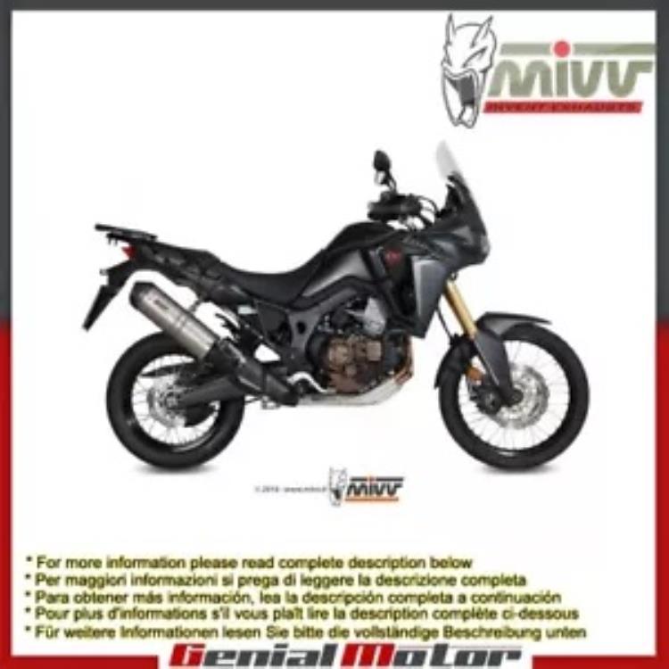 Mivv エキゾーストマフラー オーバル チタン ホンダ CRF 1000 L Africa Twin 2016 - 2018 Mivv Exhaust Muffler Oval Titanium Honda Crf 1000 L Africa Twin 2016 - 2018 【並行輸入品】|カスタムパーツ WORLD倉庫