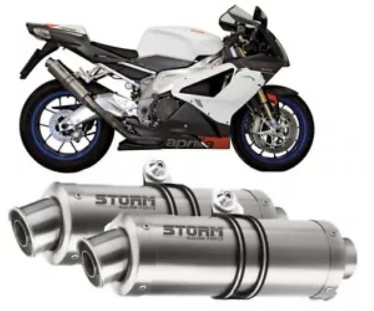 排気ストーム by Mivv マフラー GP スチール アプリリア トゥオーノ ファイター 1000 2006 - 2010 Exhaust Storm by Mivv Mufflers Gp Steel Aprilia Tuono Fighter 1000 2006 - 2010 【並行輸入品】