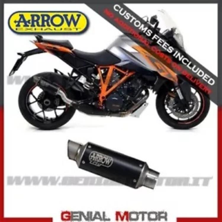 排気 Arrow GP2 ニクロム ブラック KTM 1290 Superduke GT 2017 - 2019用 Exhaust Arrow Gp2 Nichrom Black for KTM 1290 Superduke Gt 2017 - 2019 【並行輸入品】