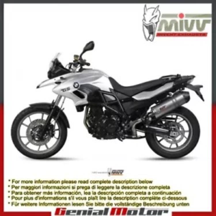 Mivv 排気マフラー オーバル チタン カーボンキャップ付き BMW F 700 Gs 2012 - 2018用 Mivv Exhaust Muffler Oval Titanium With Carbon Cap for Bmw F 700 Gs 2012 - 2018 【並行輸入品】