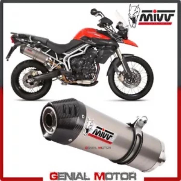 Mivv エキゾーストマフラー オーバル チタンカット TRIUMPH TIGER 800 XC-R XRX XCX 2011 2016 Mivv Exhaust Muffler Oval Titanium kat TRIUMPH TIGER 800 XC-R XRX XCX 2011 2016 【並行輸入品】｜カスタムパーツ WORLD倉庫