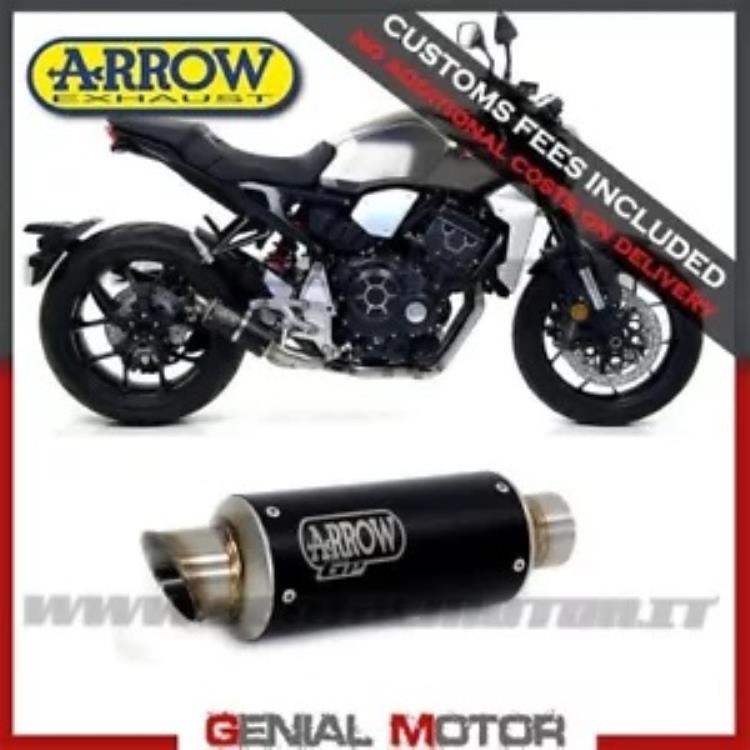 エキゾースト アロー GP2 ニクロム ブラック ホンダ CB 1000 R 2018 - 2020 Exhaust Arrow Gp2 Nichrom Black Honda Cb 1000 R 2018 - 2020 【並行輸入品】