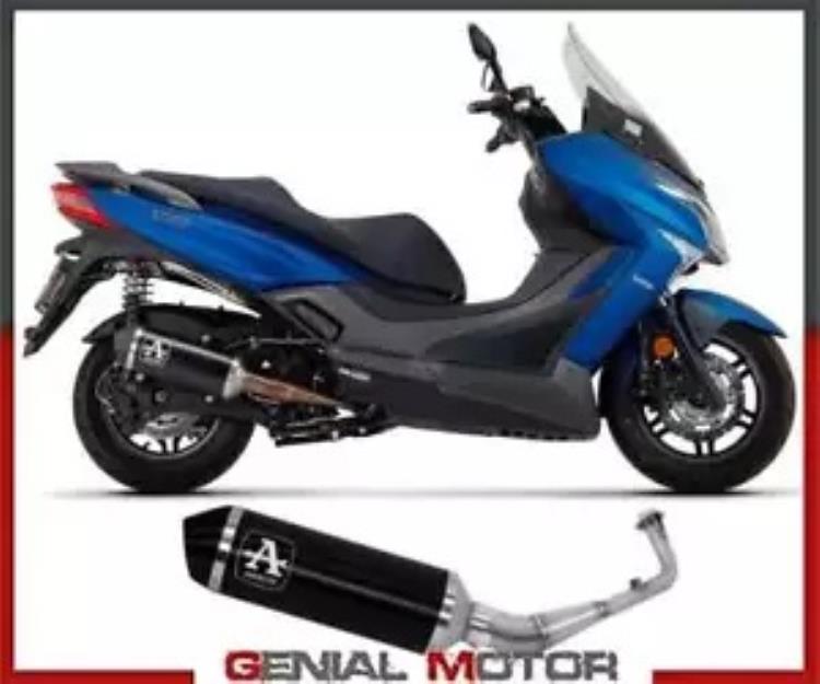 フルエキゾースト アロー アーバン ブラック アルミニウム KYMCO X-TOWN 125 2021 - 2023 Full Exhaust Arrow Urban Black Aluminum KYMCO X-TOWN 125 2021 - 2023 【並行輸入品】