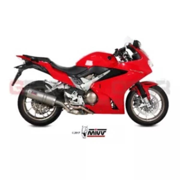Mivv 排気マフラー オーバル チタン カーボンキャップ付き ホンダ Vfr 800 F 2014 - 2020 Mivv Exhaust Muffler Oval Titanium With Carbon Cap Honda Vfr 800 F 2014 - 2020 【並行輸入品】|カスタムパーツ WORLD倉庫