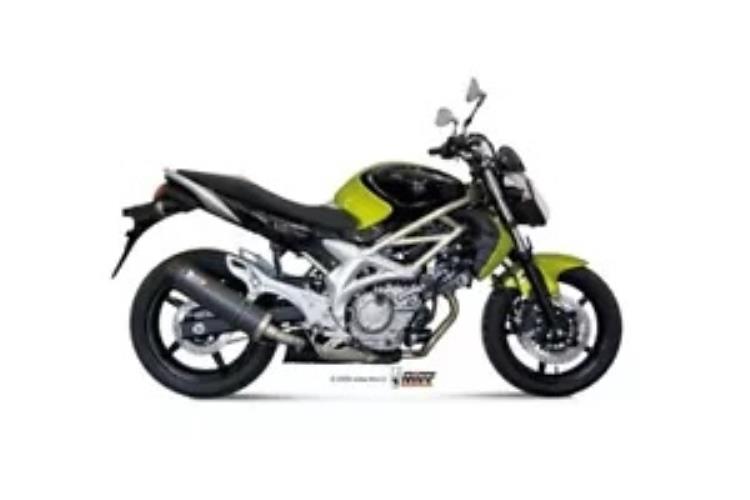 Mivv 排気マフラー オーバル カーボン カーボンキャップ付き スズキ グラディウス 2009 - 2015用 Mivv Exhaust Muffler Oval Carbon with Carbon Cap for Suzuki Gladius 2009 - 2015 【並行輸入品】
