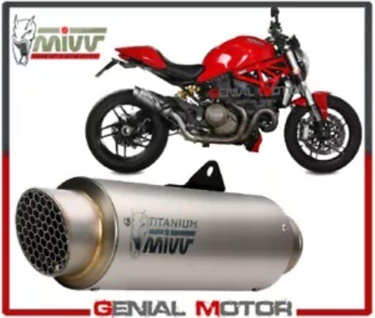 Mivv 排気マフラー GP Pro チタン DUCATI MONSTER 1200 2014 14用 Mivv Exhaust Muffler Gp Pro Titanium for DUCATI MONSTER 1200 2014 14 【並行輸入品】