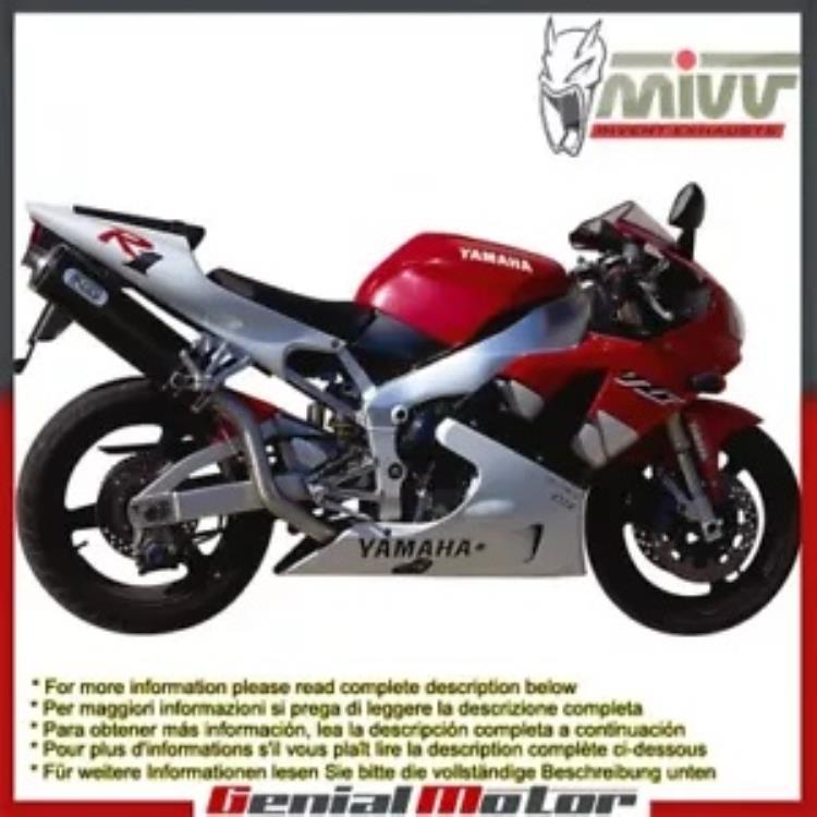 Mivv 排気マフラー オーバル カーボンファイバー ハイ ヤマハ YZF 1000 R1 1998 - 2001用 Mivv Exhaust Muffler Oval Carbon Fiber High for Yamaha Yzf 1000 R1 1998 - 2001 【並行輸入品】｜カスタムパーツ WORLD倉庫 104,060円