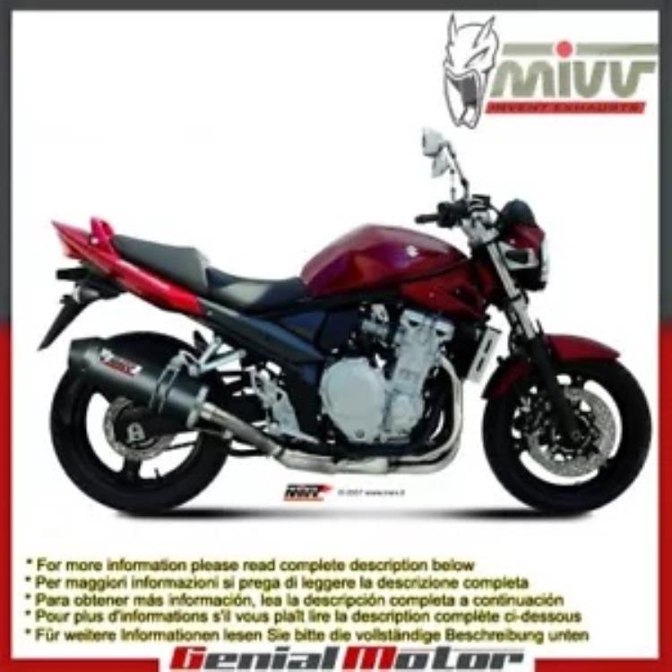 Mivv 排気マフラー オーバル カーボン スズキ GSF 650 バンディット 2007 - 2015用 Mivv Exhaust Muffler Oval Carbon for Suzuki Gsf 650 Bandit 2007 - 2015 【並行輸入品】
