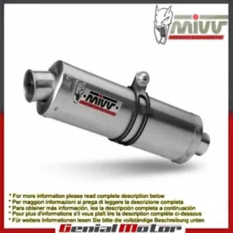 Mivv コンプリートエキゾースト オーバル ステンレススチール ヤマハ T-Max 500 2001 - 2007用 Mivv Complete Exhaust Oval Stainless Steel for Yamaha T-Max 500 2001 - 2007 【並行輸入品】