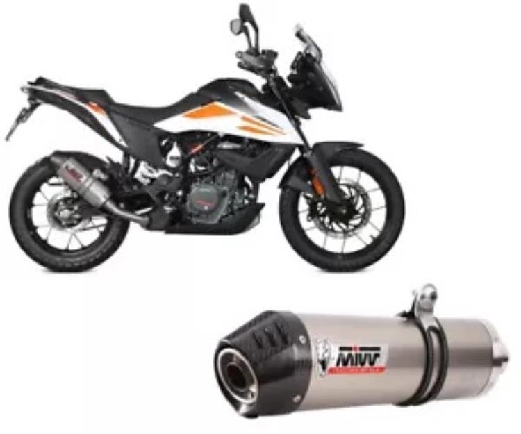エキゾーストターミナル MIVV OVAL チタン+カーボンキャップ KTM 390 ADVENTURE 2020-2022用 Exhaust terminal MIVV OVAL Titanium+CARBON CAP for KTM 390 ADVENTURE 2020-2022 【並行輸入品】|カスタムパーツ WORLD倉庫