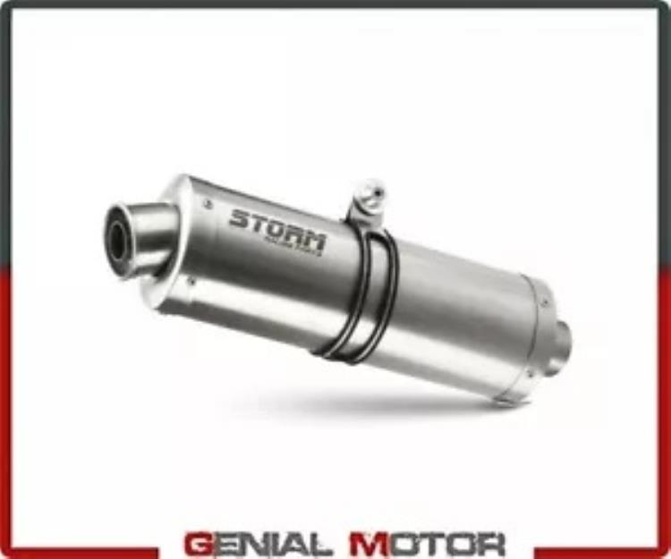 排気ストーム by Mivv マフラー オーバルスチール スズキ DL V-strom 650 2004 - 2006用 Exhaust Storm by Mivv Muffler Oval Steel for Suzuki Dl V-strom 650 2004 - 2006 【並行輸入品】
