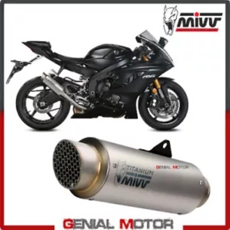 Mivv 排気マフラー GP PRO チタン ハイカット ヤマハ YZF 600 R6 2017 - 2019用 Mivv Exhaust Muffler GP PRO Titanium High kat for YAMAHA YZF 600 R6 2017 - 2019 【並行輸入品】
