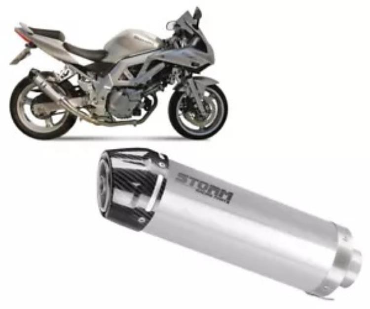 エキゾーストマフラー ストーム GP ST.STEEL カーボンキャップ スズキ SV 650 2003用 Exhaust Muffler Storm GP ST.STEEL carbon cap for SUZUKI SV 650 2003 【並行輸入品】 78,650円