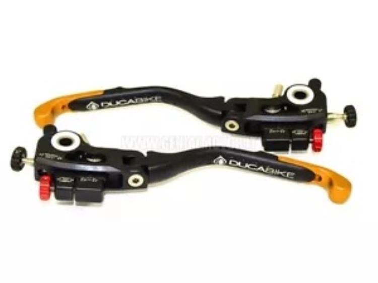 DUCABIKE L01B ブレーキ + クラッチレバー ダブルアジャストメント ゴールド DUCABIKE L01B BRAKE + CLUTH LEVERS DOUBLE ADJUSTMENT GOLD 【並行輸入品】