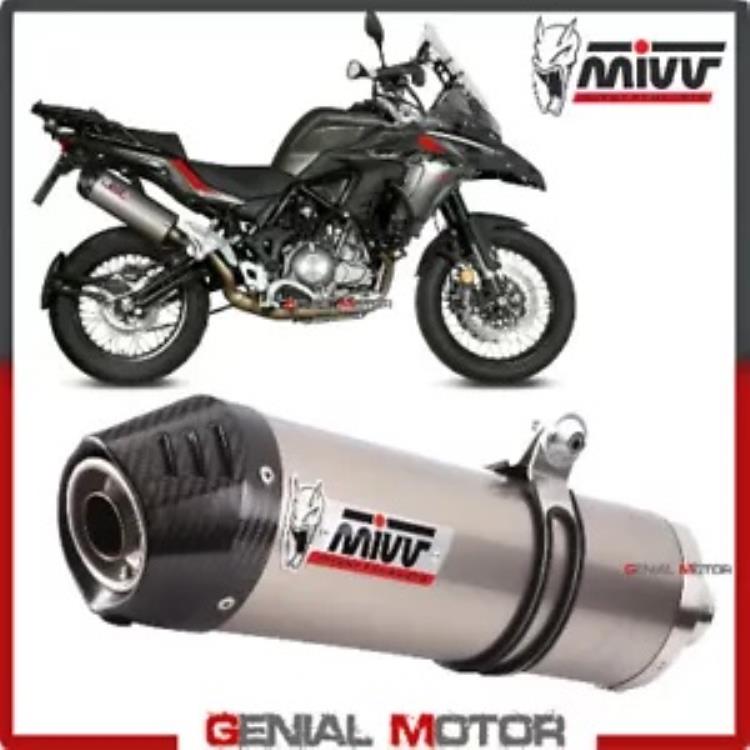 Mivv エキゾーストマフラー オーバル チタン カーボン キャップ カット BENELLI TRK 502 X 2018 2020 Mivv Exhaust Muffler Oval Titanium Carbon Cap kat BENELLI TRK 502 X 2018 2020 【並行輸入品】