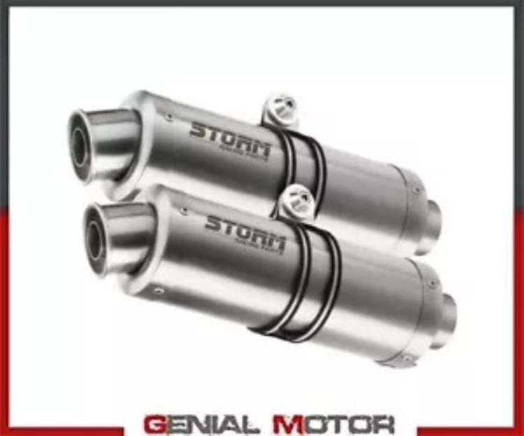 排気ストーム by Mivv マフラー GP スチール ドゥカティ モンスター 1100 2008 - 2010 Exhaust Storm by Mivv Mufflers Gp Steel for Ducati Monster 1100 2008 - 2010 【並行輸入品】