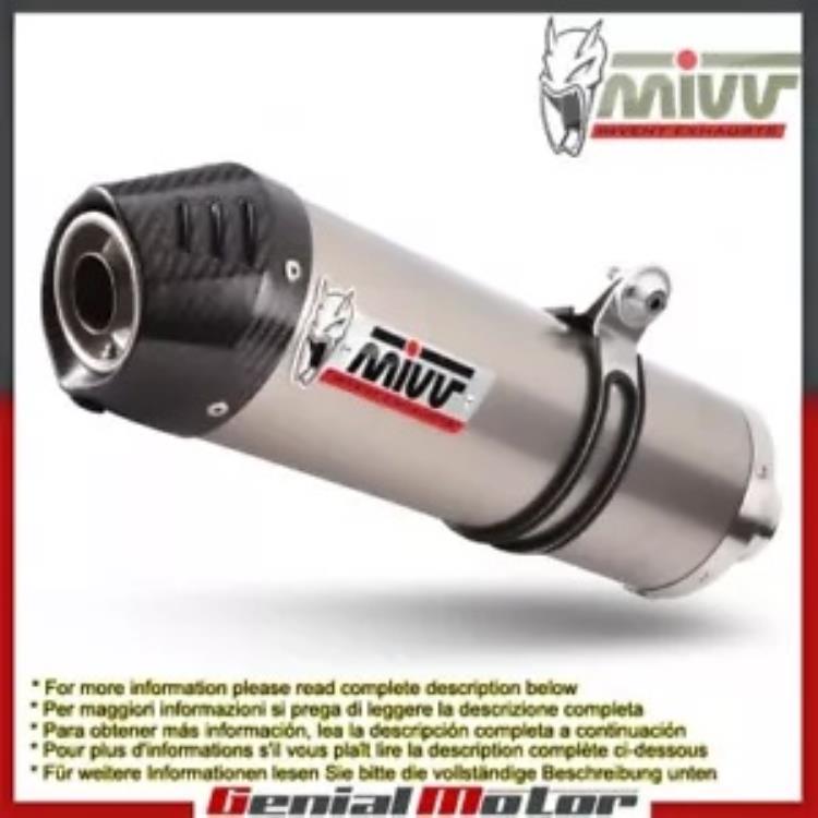Mivv 排気マフラー オーバル チタン カーボンキャップ付き Bmw F 800 S St 2006 - 2012 Mivv Exhaust Muffler Oval Titanium With Carbon Cap Bmw F 800 S St 2006 - 2012 【並行輸入品】