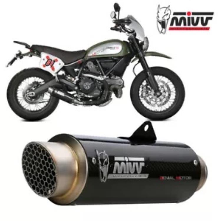 Mivv 排気マフラー GP PRO カーボン DUCATI SCRAMBLER 800 2015 - 2020 用 Mivv Exhaust Muffler GP PRO Carbon for DUCATI SCRAMBLER 800 2015 - 2020 【並行輸入品】
