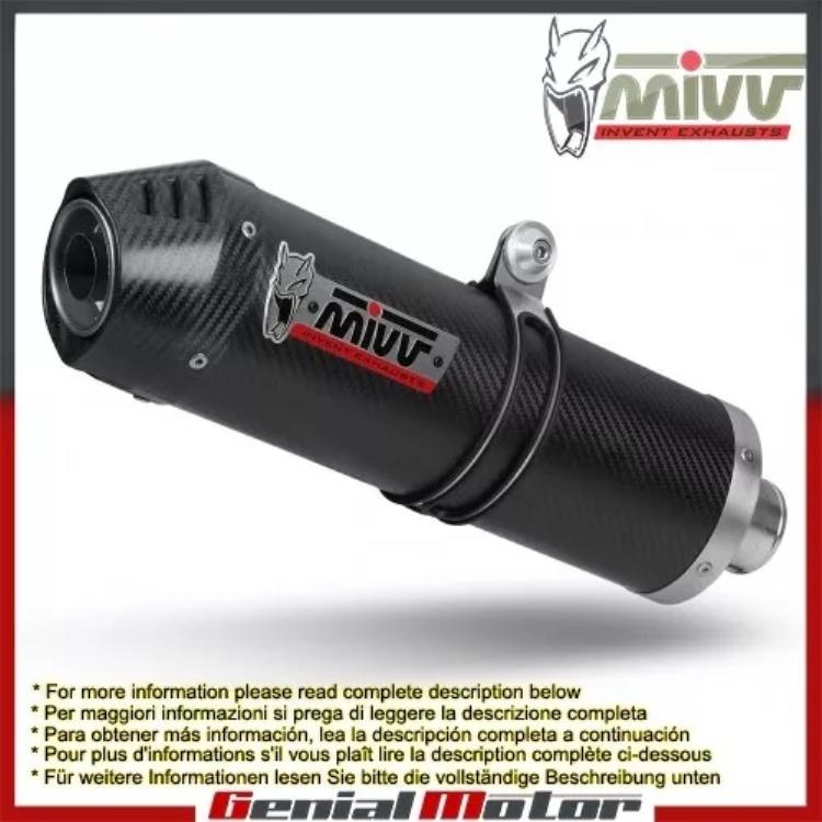 Mivv 排気マフラー オーバル カーボン カーボンキャップ付き ホンダ Vfr 800 F 2014 - 2018用 Mivv Exhaust Muffler Oval Carbon with Carbon Cap for Honda Vfr 800 F 2014 - 2018 【並行輸入品】 104,060円