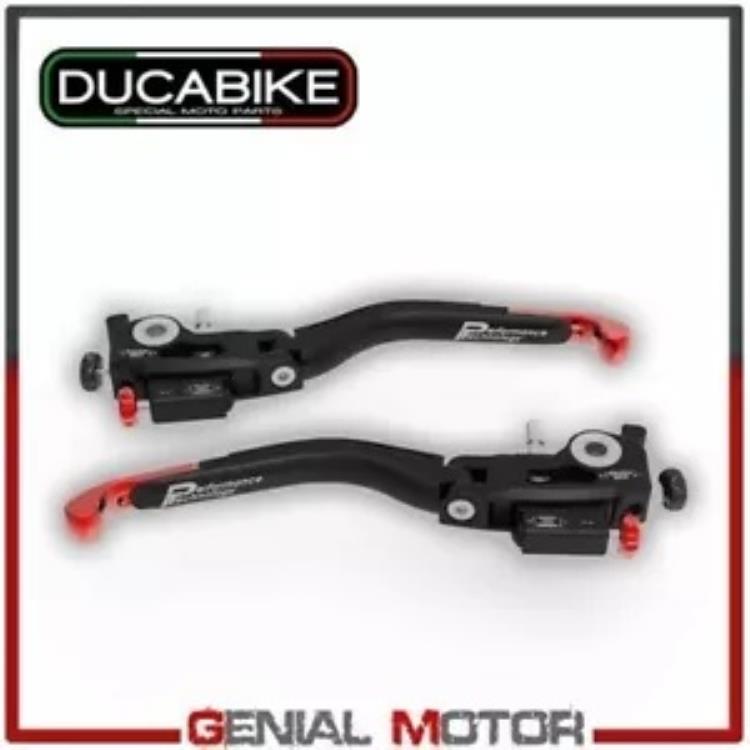 ブレーキレバーペア + クラッチ 2 調整レッド L01A Ducabike Ducati 749 2002 - 2007 Brake Lever Pair + Clutch 2 Adjustments Red L01A Ducabike Ducati 749 2002 - 2007 【並行輸入品】
