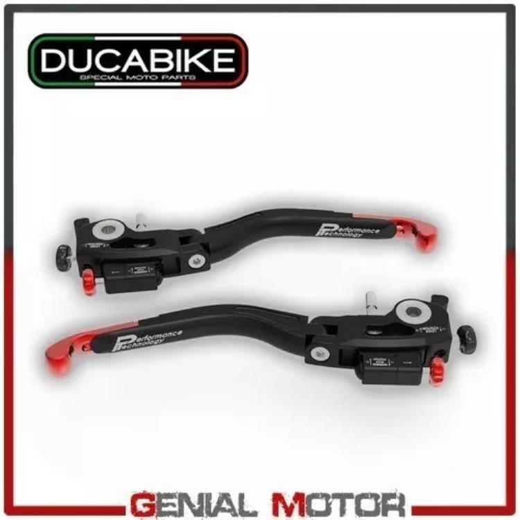 ブレーキレバーペア + クラッチ 2 調整レッド L01A Ducabike Ducati 848 2008 - 2013 Brake Lever Pair + Clutch 2 Adjustments Red L01A Ducabike Ducati 848 2008 - 2013 【並行輸入品】