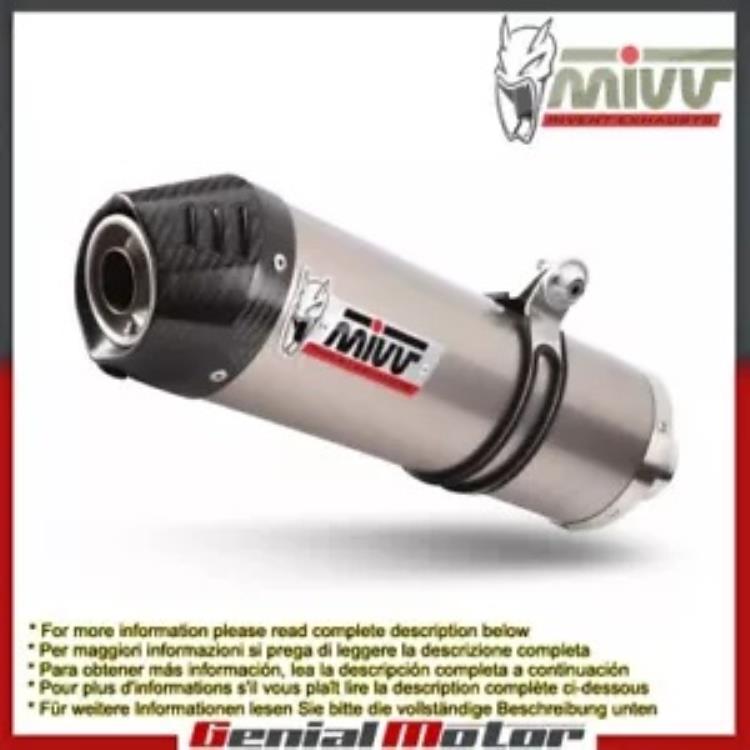 Mivv コンプリートエキゾースト オーバルチタン カーボンキャップ付き ホンダ CBR 125 R 2011 - 2016 Mivv Complete Exhaust Oval Titanium With Carbon Cap Honda Cbr 125 R 2011 - 2016 【並行輸入品】