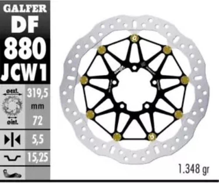 Galfer Wave Floatech Racing X Mm Ducati