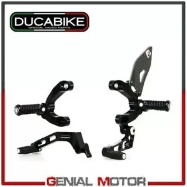 フットレスト システム ブラック Eco Ducabike Ducati ストリートファイター 1098 2009 - 2011- Footrest system black Eco Ducabike Ducati streetfighter 1098 2009 - 2011- 【並行輸入品】