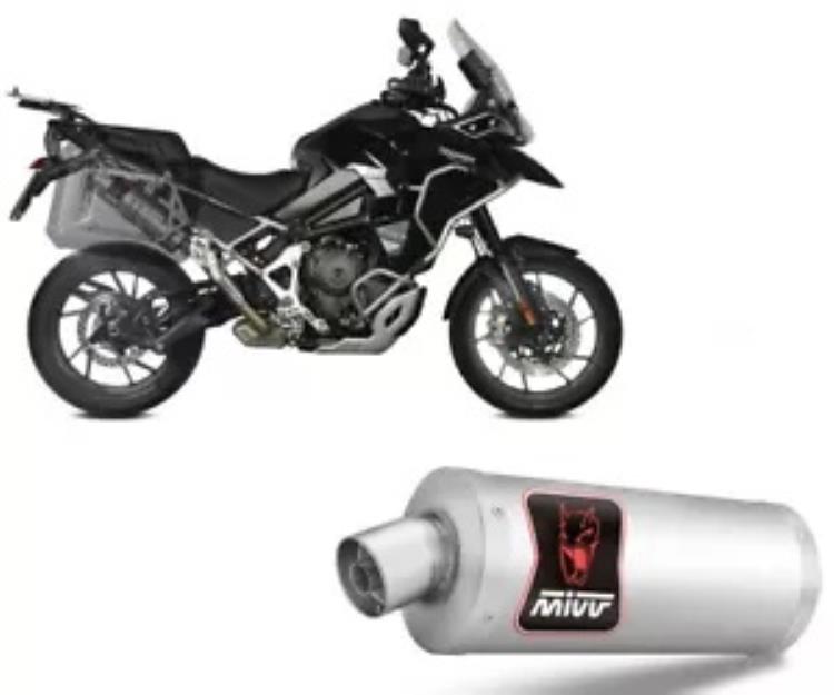 排気ターミナル MIVV DAKAR スチール for TRIUMPH TIGER 1200 GT/RALLY 2021 - 2022 Exhaust terminal MIVV DAKAR Steel for TRIUMPH TIGER 1200 GT/RALLY 2021 - 2022 【並行輸入品】