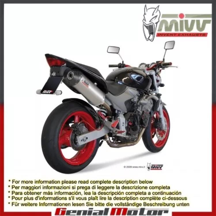 Mivv 排気マフラー オーバル チタン カーボン キャップ付き ホンダ ホーネット 600 2003 - 2006 Mivv Exhaust Muffler Oval Titanium With Carbon Cap Honda Hornet 600 2003 - 2006 【並行輸入品】