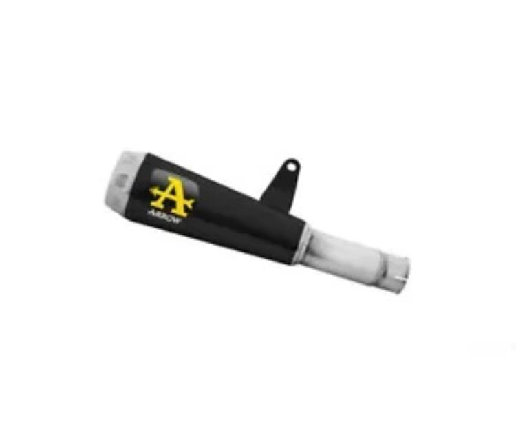 エキゾーストマフラー アロー プロ レース ニクロム ダーク キャップ スチール トライアンフ スピード 400 2024 Exhaust Muffler Arrow Pro Race Nichrom Dark Cap Steel Triumph Speed 400 2024 【並行輸入品】