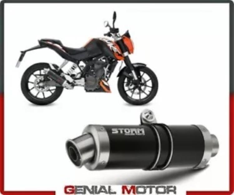 Mivv GP Black Inox による触媒フルシステム ストーム KTM 200 Duke 2012 2014 Catalyzed Full System Storm by Mivv Gp Black Inox for KTM 200 Duke 2012 2014 【並行輸入品】|カスタムパーツ WORLD倉庫